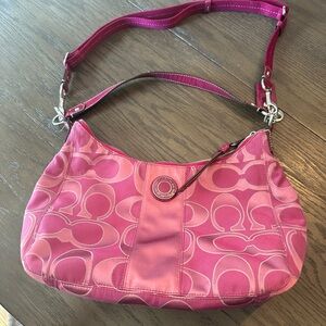 Pink COACH purse/crossbody